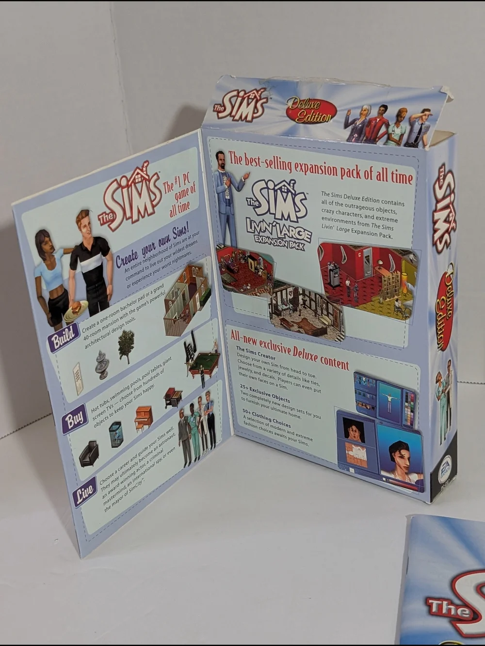 The Sims Deluxe Edition PC Game - Blue Cover